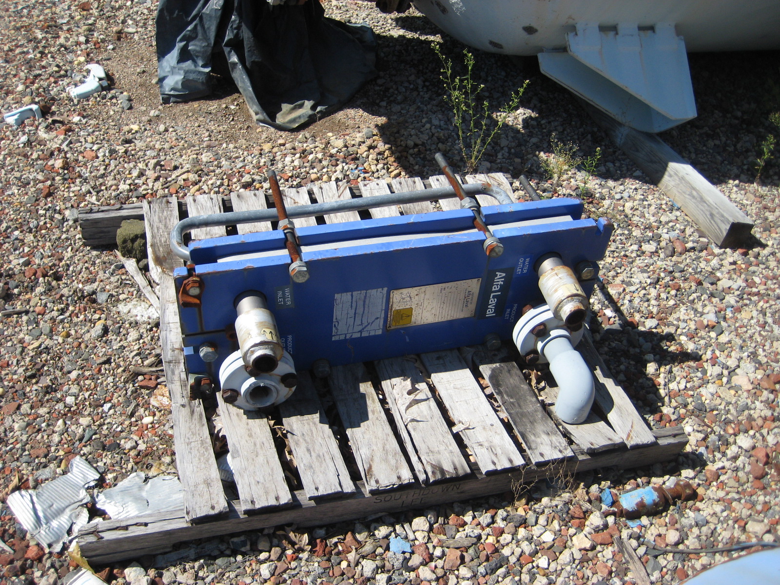 16 Sq. Ft. Alfa Laval Plate Heat Exchanger
