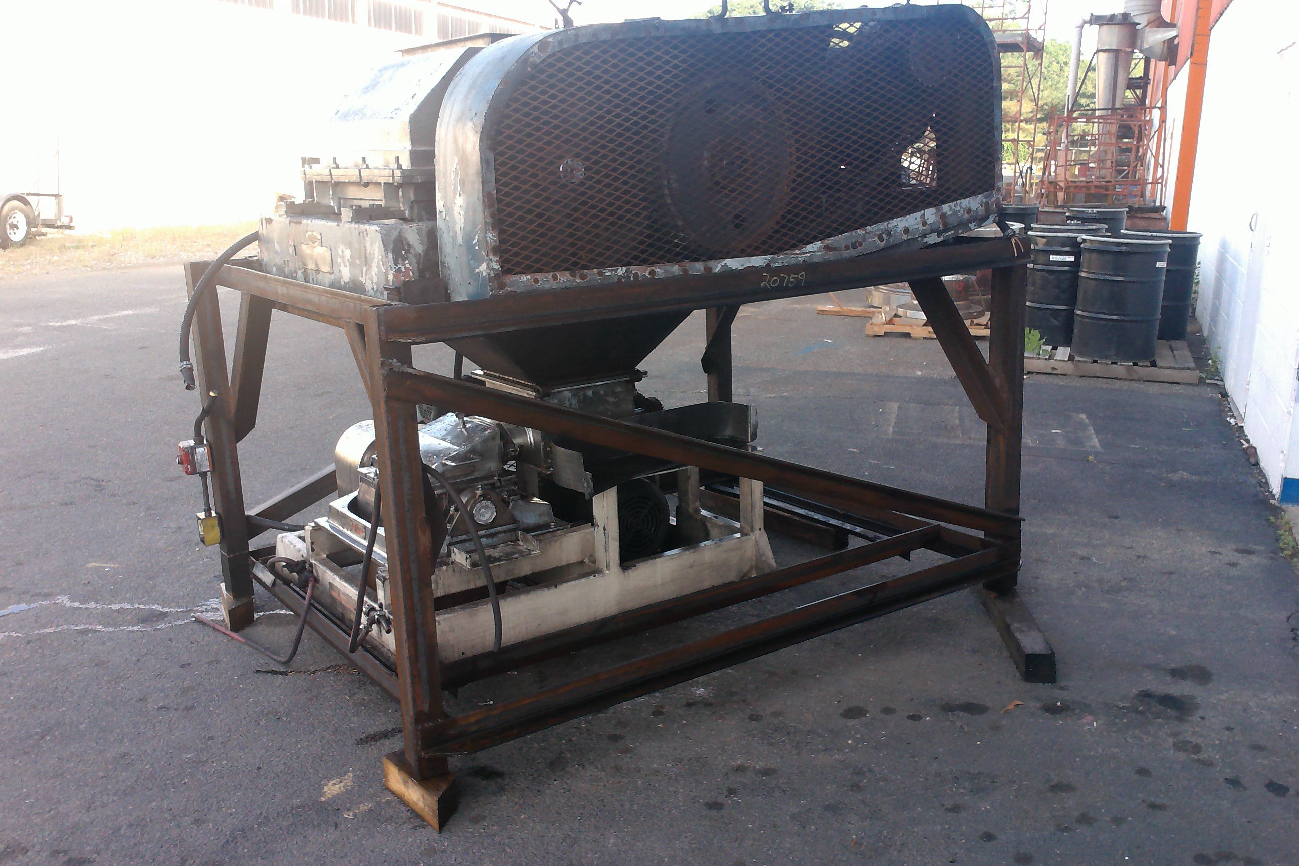 15 HP Stainless Steel Fitzmill Model D12 Pulverizer Mill