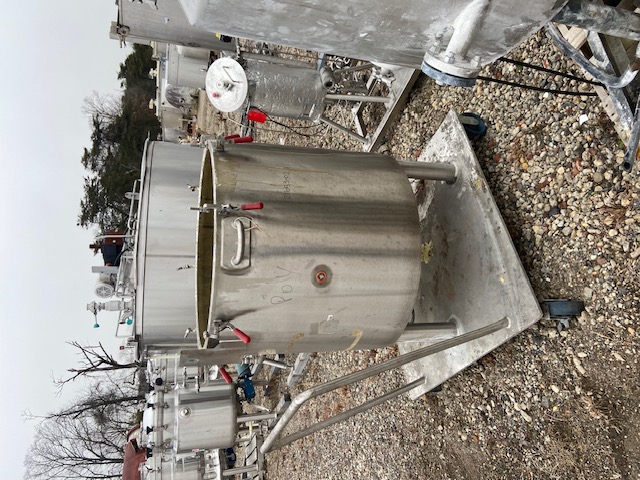 140 Gallon Stainless Steel Jacketed Tank