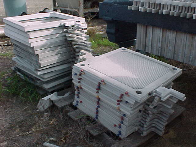 30" X 30" Independent Polypropylene Plate and Frame Filter Press