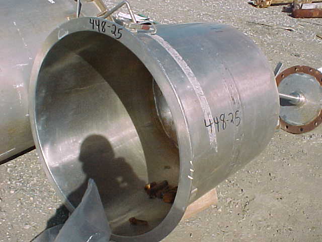 125 Gallon Stainless Steel Vertical Storage Tank, 35" Dia. X 35" Straight Side