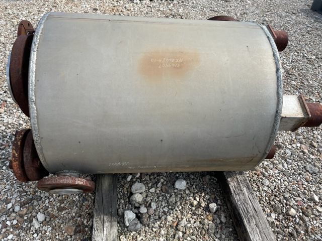 50 Gallon Stainless Steel Vertical Tank, 2' Dia. X 2'6" Straight Side