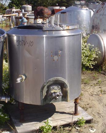 140 Gallon Stainless Steel Jacketed Mix Tank