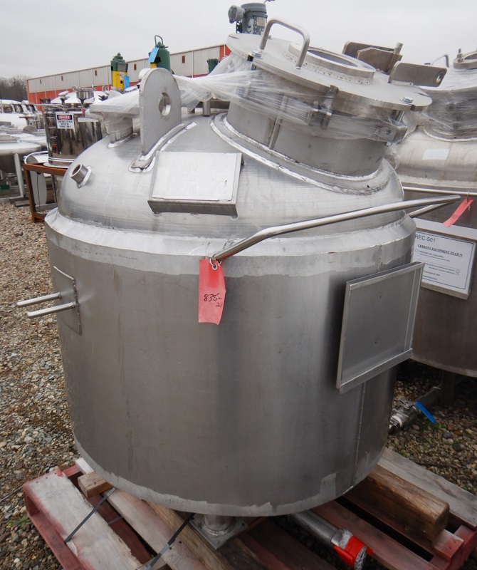 160 Gallon Stainless Steel Vertical  Vessel