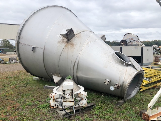 1048 Cubic Foot Imperial Industries 316 Stainless Steel Conical Silo