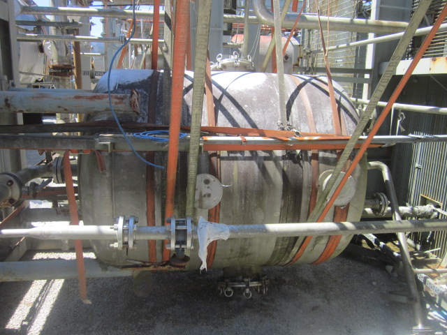 619 Gallon Praj Ind Vertical 304L Stainless Steel Pressure Vessel Unused