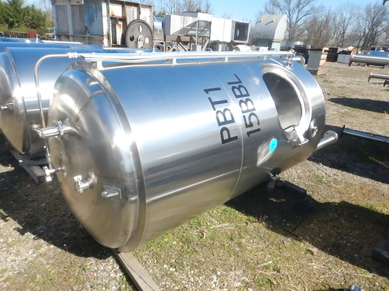 465 Gallon Stainless Steel Jacketed Tank 