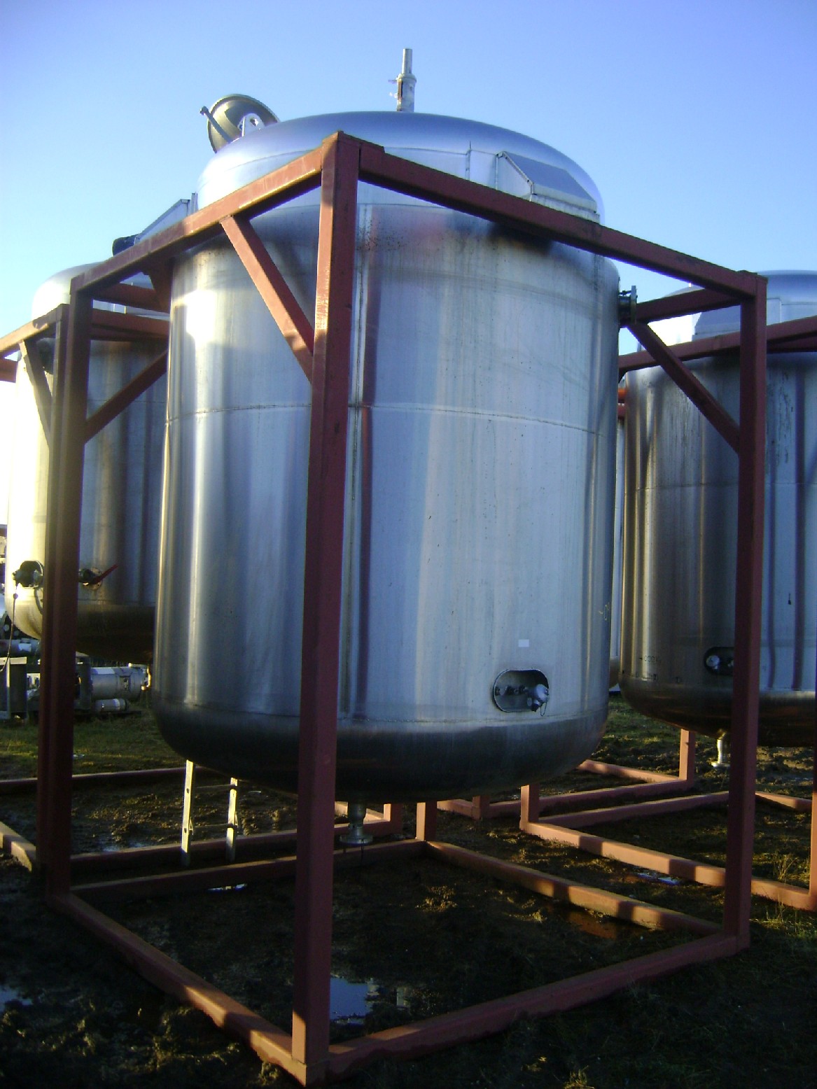 9,727 Litre Websters Stainless Steel Vertical Jacketed Contra-Rotating Mixing Vessel, 2000mm Dia x 2380mm Straight Side
