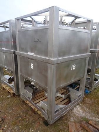 1800 Litre IBC Stainless Steel Bins
