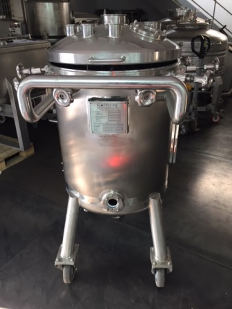 200 Litre Sapphire Engineering 316L Stainless Steel Vertical Mixing Vessel