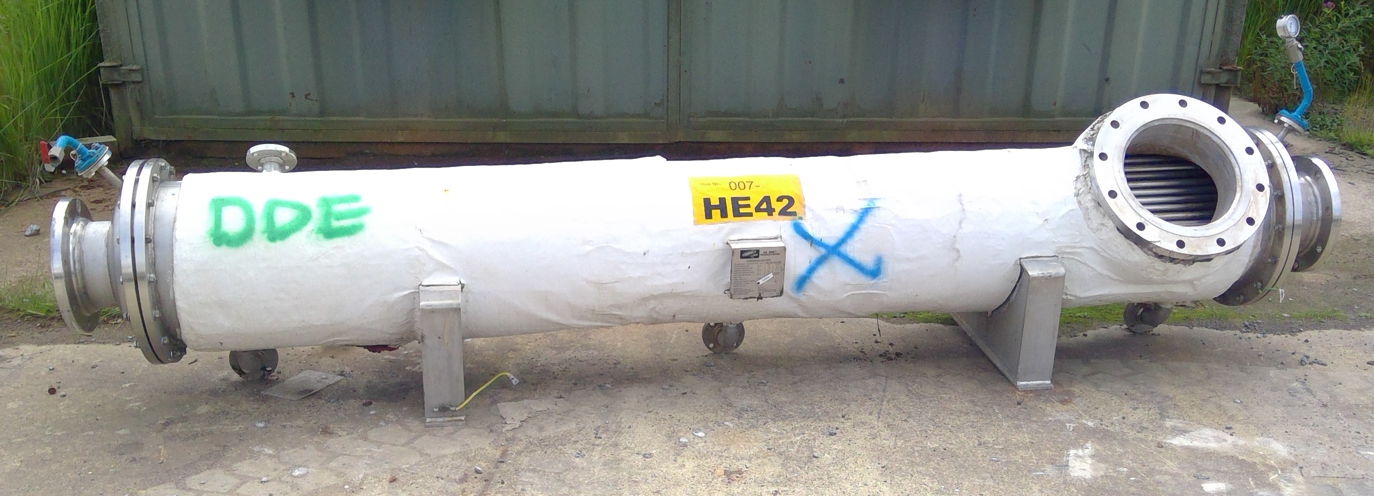 29 Sq. M. Desmet Shell and Tube Heat Exchanger.