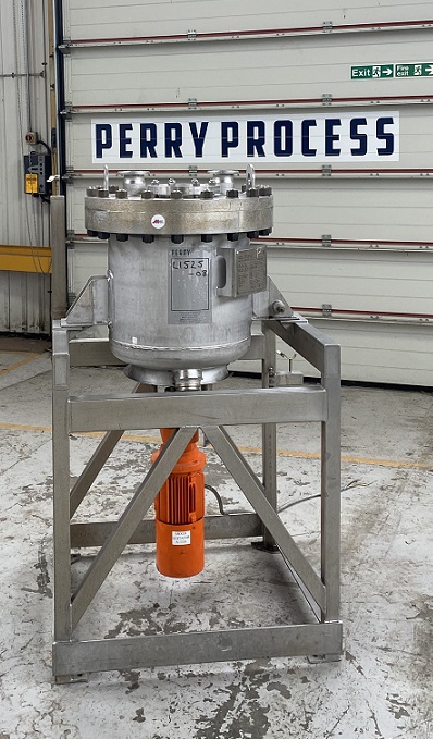 106 Litre Stainless Steel Vertical Mixing Vessel 400mm Dia x 400mm Straight Side