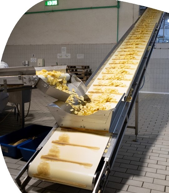 Лінія картопляних чіпсів продуктивністю 400 кг/год