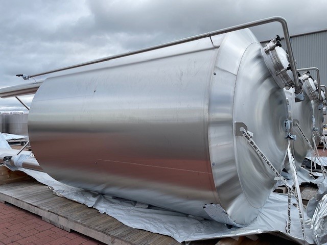 Unused 10,000 litre Stainless Steel Vertical Jacketed Storage Vessel, 2100mm Dia x 2750mm Straight Side