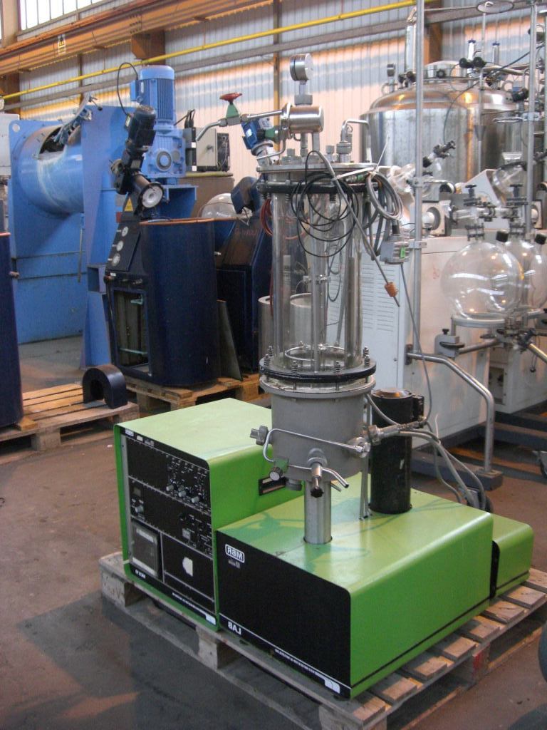 Б/у MBR тип 20L Lab Stahl лабораторный стеклянный биореактор объемом 15 литров