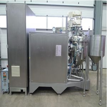 200 Litre 2 HP Stainless Steel Jacketed Vacuum Process Vessel