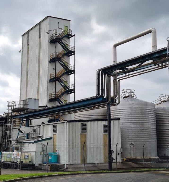 Завод по производству этанола мощностью 16000 лтр/сутки чистотой 99,99%