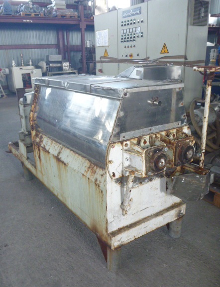 200 Litre Stainless Steel Twin Shaft Paddle Mixer