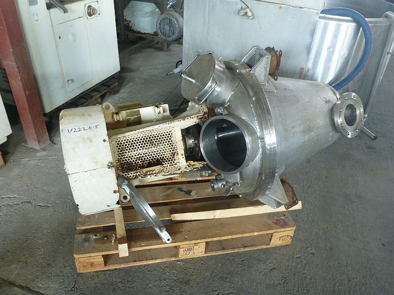 8/11 kW Gunter Papenmeier Stainless Steel Conical Mixer 150 Litre