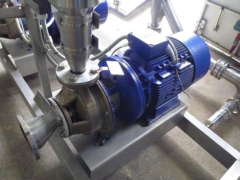 80 m3/h Stainless steel contact parts centrifugal pump KSB Etachrom 22 kW