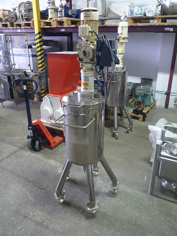 60 L Vertical Mobile Stainless Steel Mixing Tank