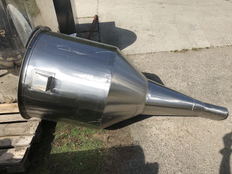 520 L Vertical Stainless Steel Conical Feeding Hopper 