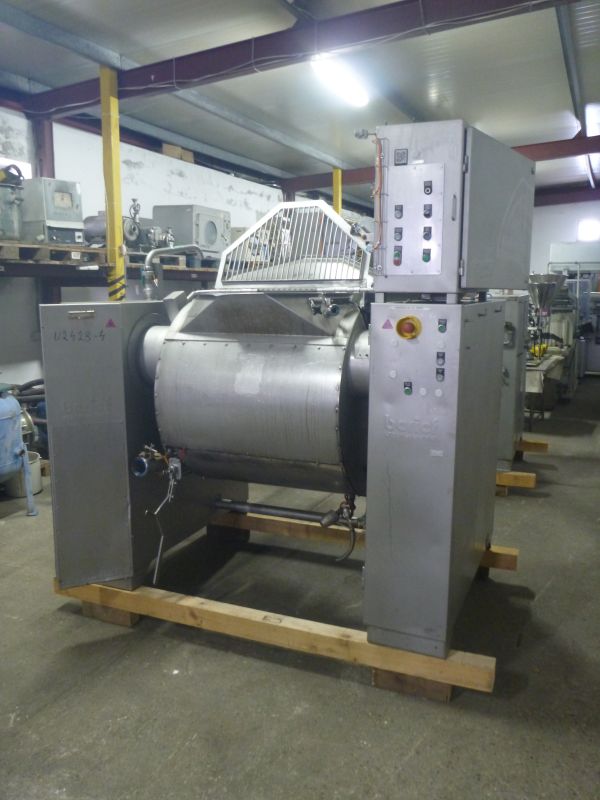 Used Horizontal Stainless Steel Cooker By Berief Gmbh Volume 400 l.