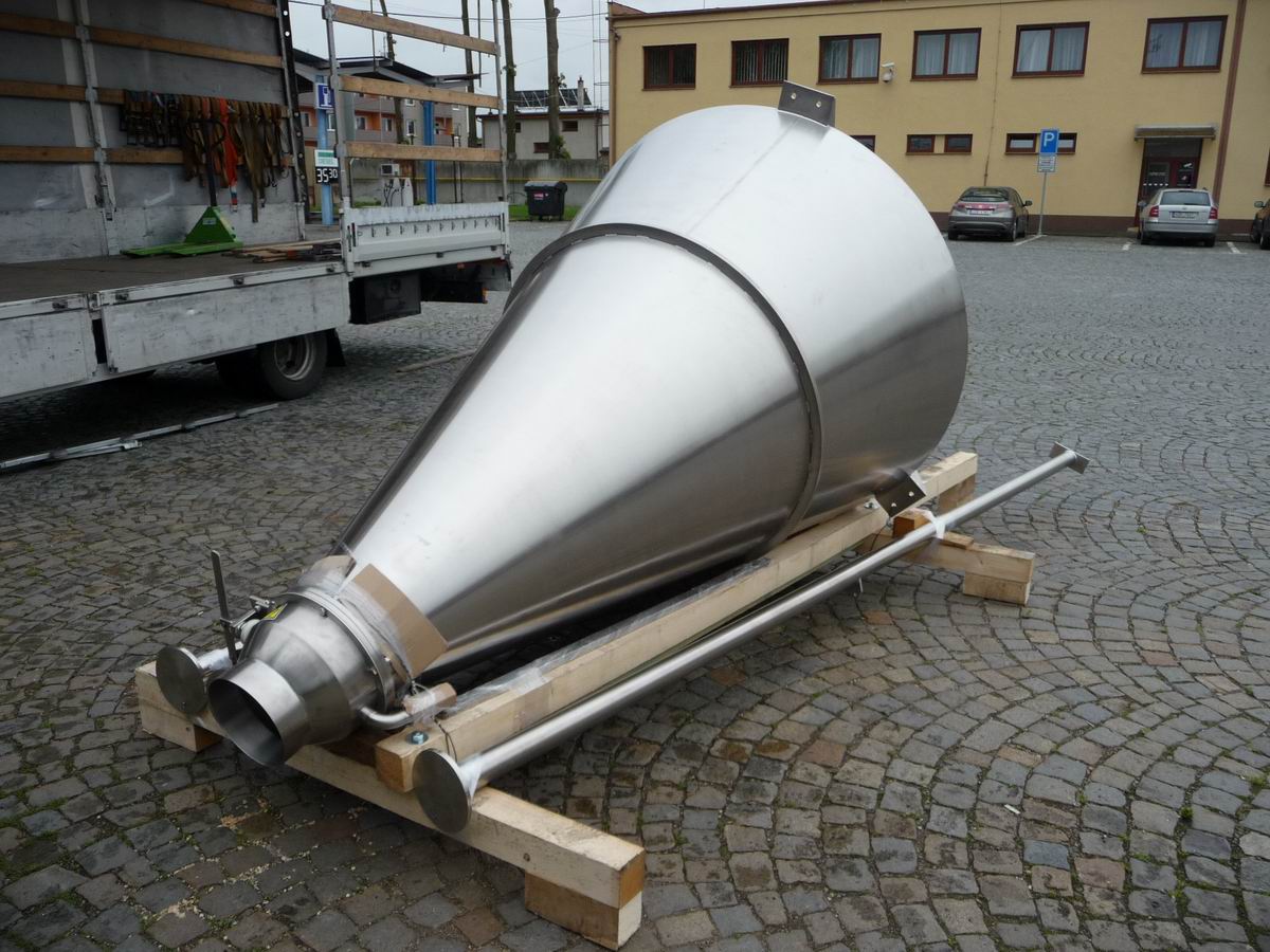 1,000 Litre PERRYmix Model HV 1000 Stainless Steel 316L Conical Mixer, New