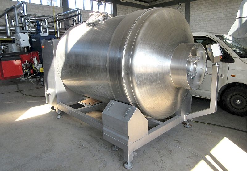 4000 L Stainless Steel Nowicki Vacuum Tumbler