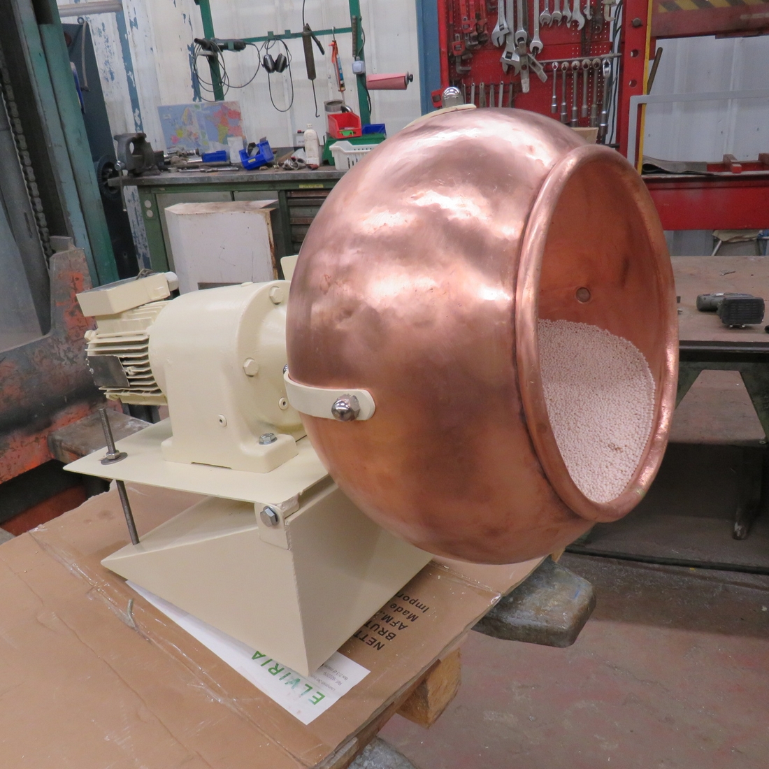 Copper Coating Pan  400mm diameter