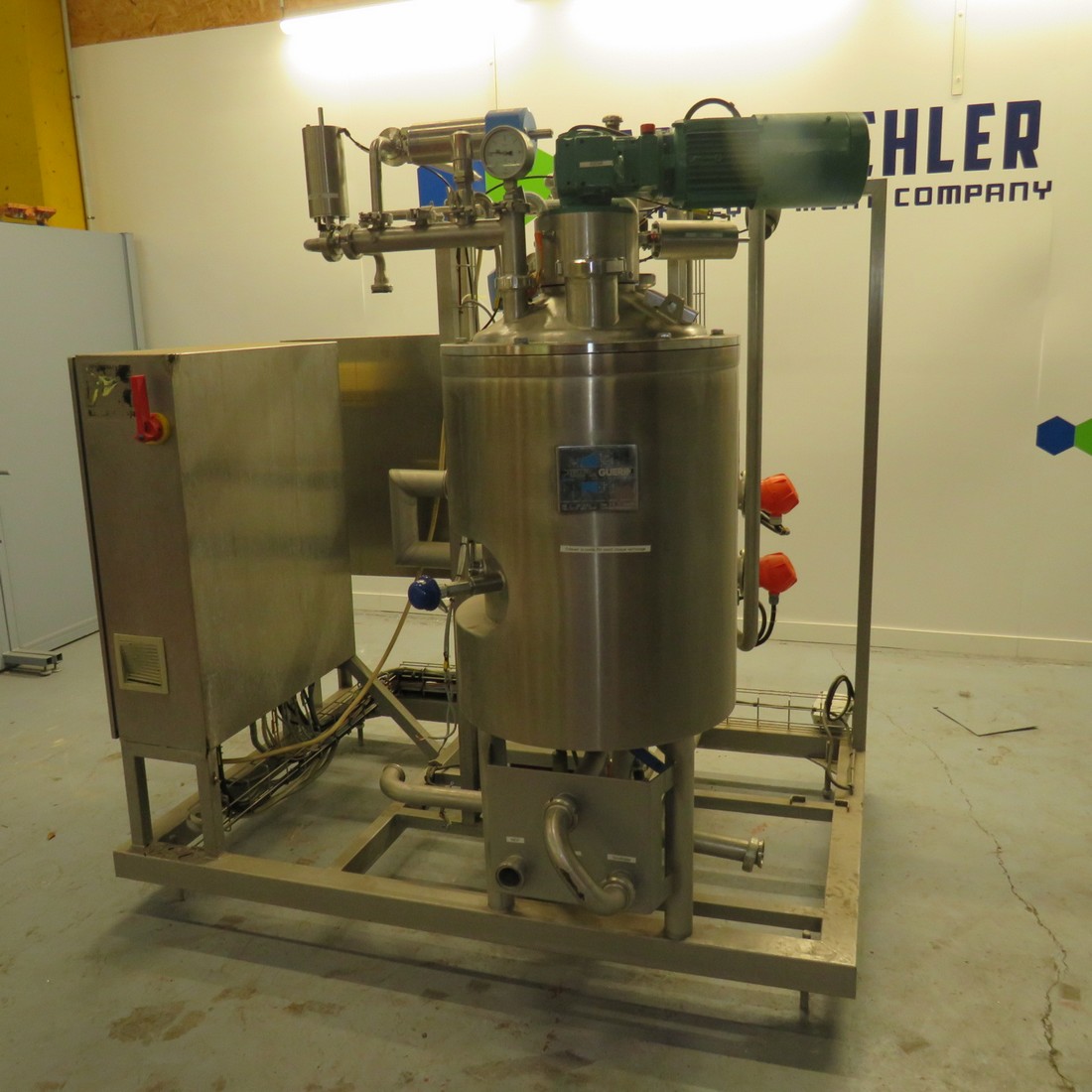 142 Litre Mixing Skid With Electric Heating PierreGuerin
