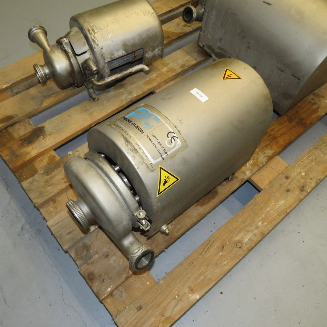 Hp 3 - Stainless Steel Pierre Guerin Centrifugal Pump Type 216