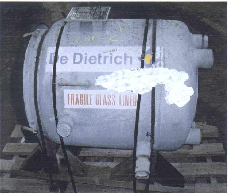 30 Gallon 150 FV Internal, 115/100 Jacket Dedietrich Reactor Body