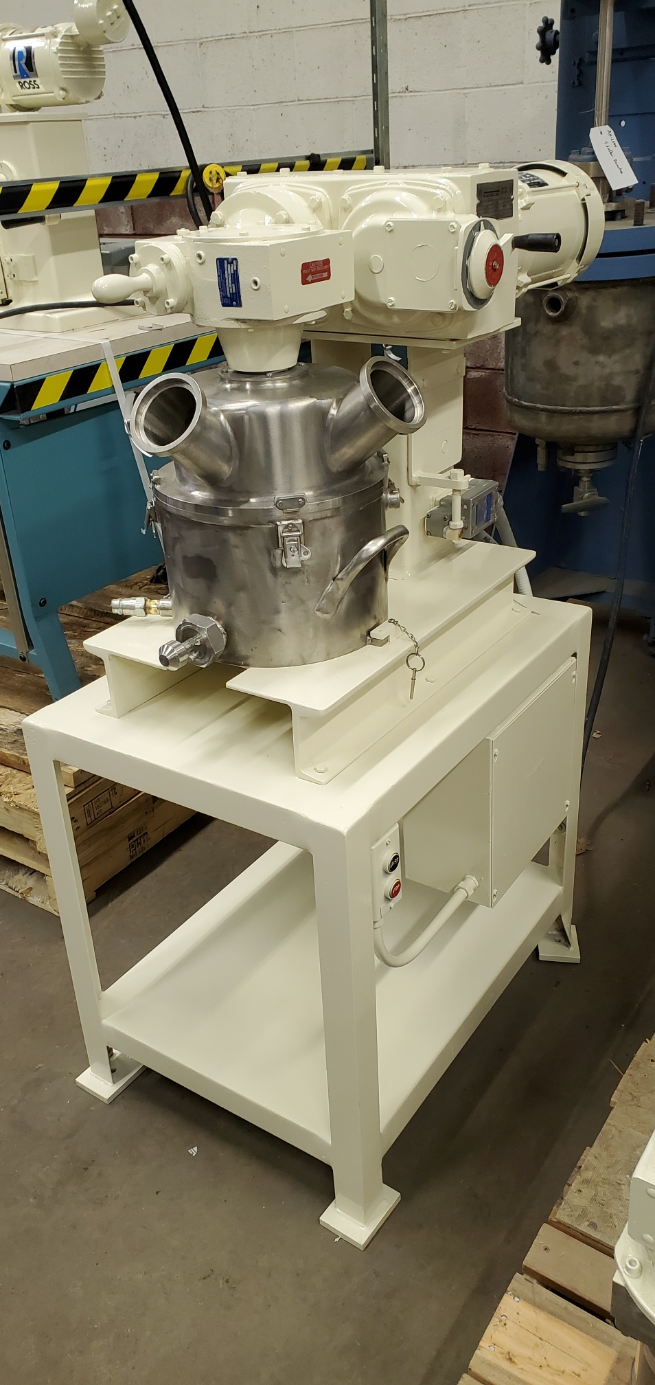 2 Gallon 1 HP Ross Stainless Steel Vacuum Jacketed Double Planetary Mixer
