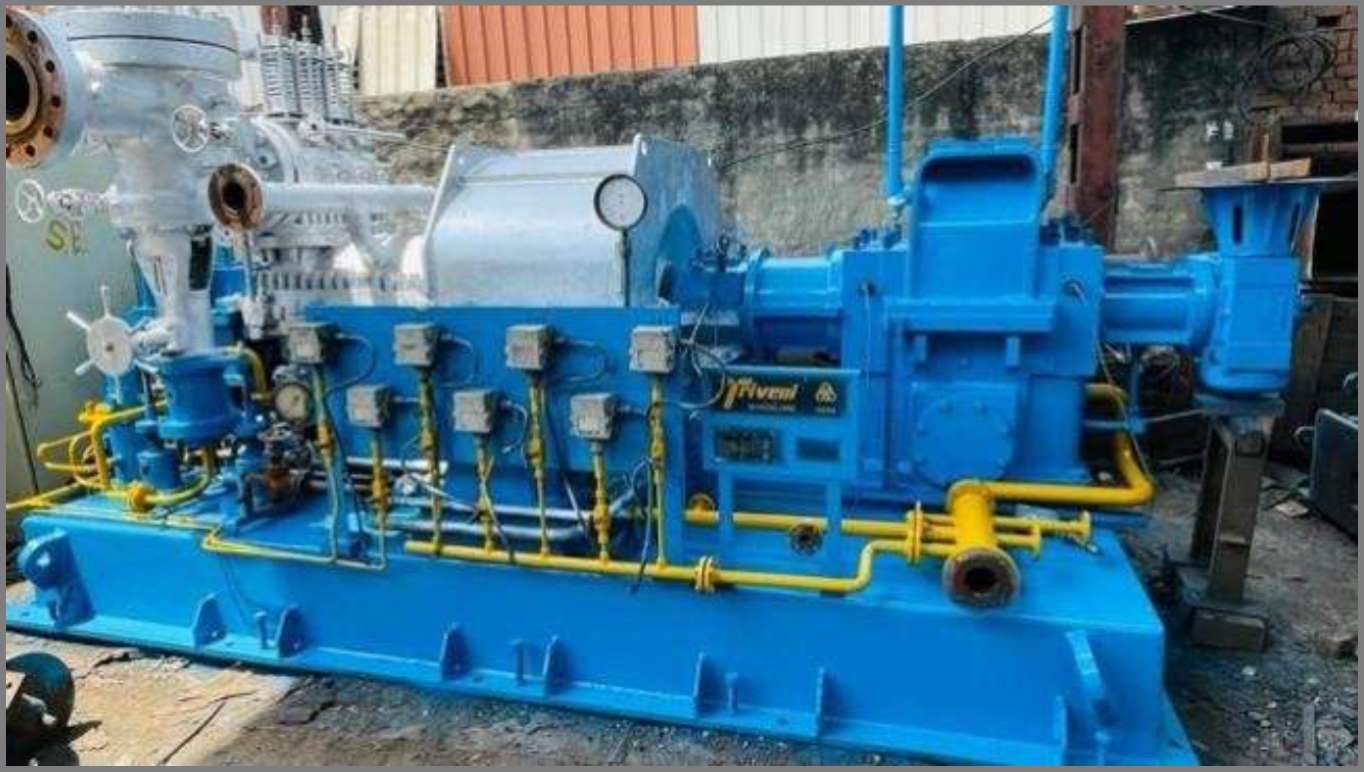6,000 KW Triveni Condensing Steam Turbine Generator