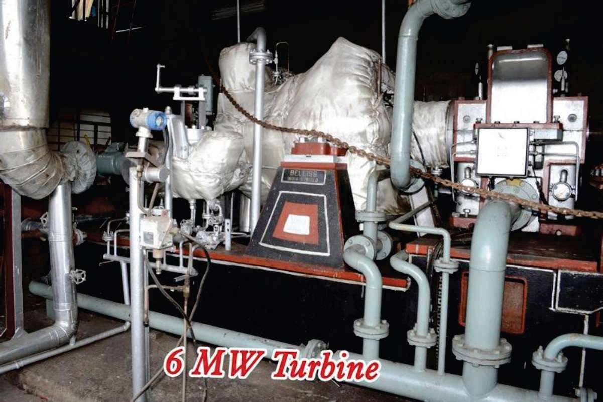 6,000 KW Belliss Extraction Condensing Steam Turbine Generator